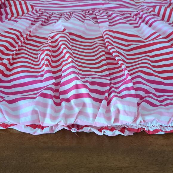 Hunter For Target Girls Windbreaker bubble Jacket Size XL 14-16 Red Pink Striped - Picture 7 of 7